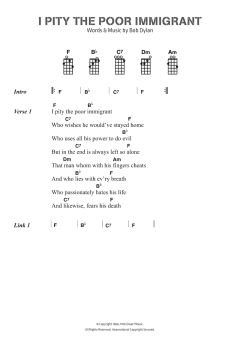 I Pity The Poor Immigrant von Bob Dylan (Download) 
