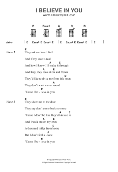 I Believe In You von Bob Dylan (Download) 