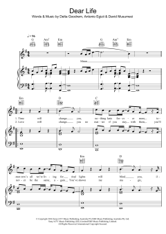 Dear Life von Delta Goodrem (Download) 
