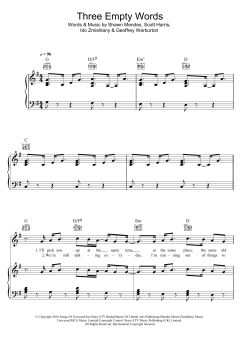 Three Empty Words von Shawn Mendes (Download) 