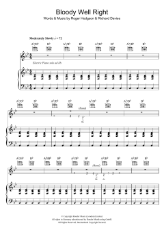 Bloody Well Right von Supertramp (Download) 