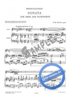 Sonata For Oboe And Piano von York Bowen im Alle Noten Shop kaufen