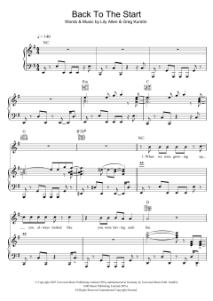 Back To The Start von Lily Allen (Download) 
