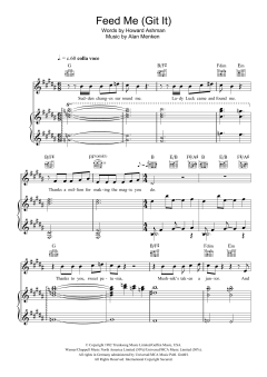 Feed Me von Alan Menken (Download) 