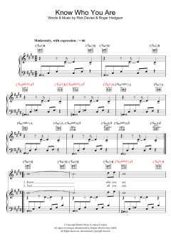 Know Who You Are von Supertramp (Download) 