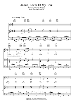 Jesus, Lover Of My Soul von Charles Wesley (Download) 