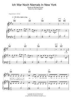 Ich War Noch Niemals In New York von Udo Jürgens (Download) 