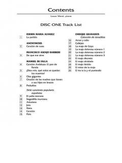 Accompaniments For Anthology Of Spanish Song 