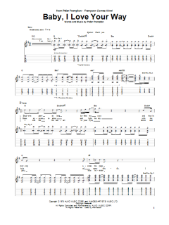 Baby, I Love Your Way von Peter Frampton (Download) 