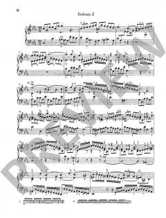 15 dreistimmige Inventionen BWV 787-801 von Johann Sebastian Bach 