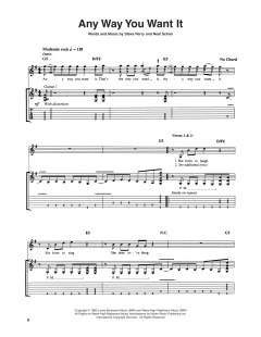 Any Way You Want It von Journey (Download) 