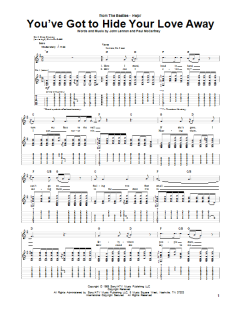 You've Got To Hide Your Love Away von The Beatles (Download) 