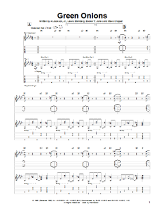 Green Onions von Steve Cropper (Download) 
