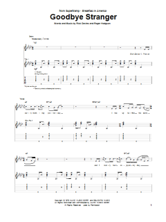 Goodbye Stranger von Supertramp (Download) 