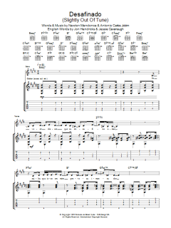 Desafinado (Slightly Out Of Tune) von Antonio Carlos Jobim (Download) 