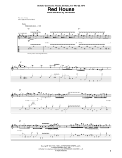 Red House von Jimi Hendrix (Download) 