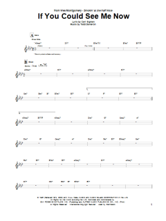 If You Could See Me Now von Carl Sigman (Download) 