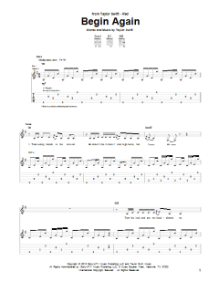 Begin Again von Taylor Swift (Download) 