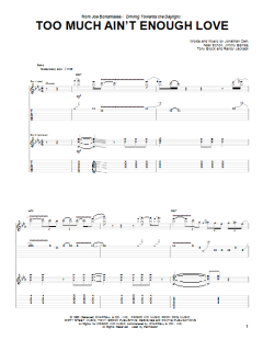 Too Much Ain't Enough Love von Joe Bonamassa (Download) 