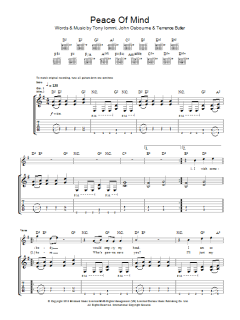 Peace Of Mind von Black Sabbath (Download) 