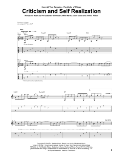 Criticism And Self Realization von All That Remains (Download) 