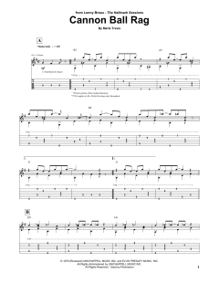 Cannon Ball Rag von Merle Travis (Download) 