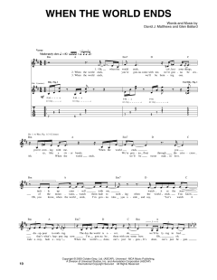 When The World Ends von Dave Matthews Band (Download) 