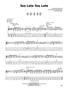Too Late Too Late von Metallica (Download) 