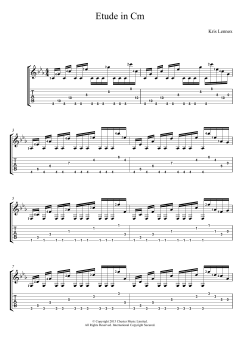 Etude In Cm von Kris Lennox (Download) 