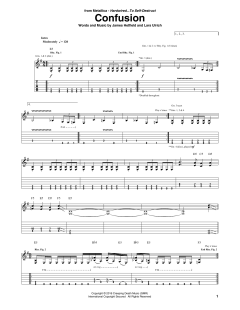 Confusion von Metallica (Download) 