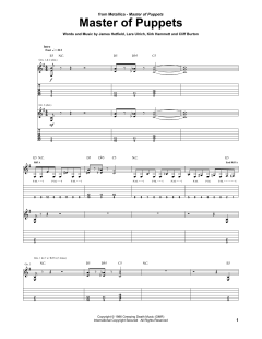 Master Of Puppets von Metallica (Download) 