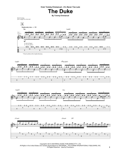 The Duke von Tommy Emmanuel (Download) 