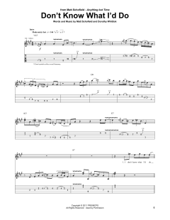 Don't Know What I'd Do von Matt Schofield (Download) 