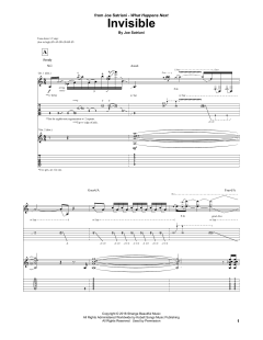 Invisible von Joe Satriani (Download) 