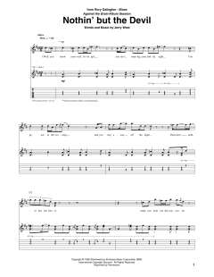 Nothin' But The Devil von Rory Gallagher (Download) 