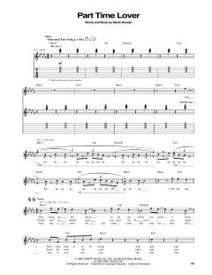 Part Time Lover von Stevie Wonder (Download) 