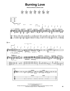 Burning Love von Elvis Presley (Download) 