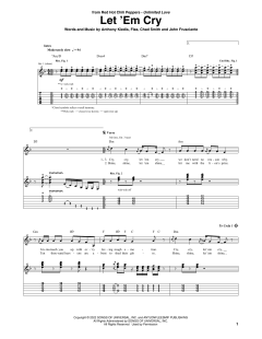 Let 'Em Cry von Red Hot Chili Peppers (Download) 