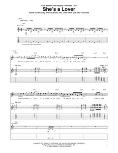 She's A Lover von Red Hot Chili Peppers (Download) 