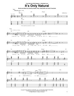 It's Only Natural von Red Hot Chili Peppers (Download) 
