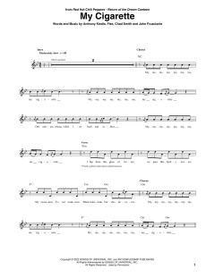 My Cigarette von Red Hot Chili Peppers (Download) 