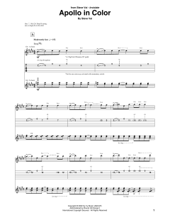 Apollo In Color von Steve Vai (Download) 