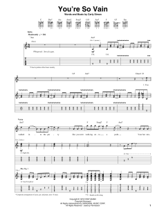 You're So Vain von Carly Simon (Download) 