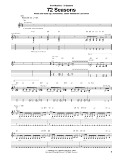 72 Seasons von Metallica (Download) 