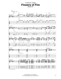 Flowers Of Fire von Steve Vai (Download) 