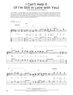 I Can't Help It (If I'm Still In Love With You) von Hank Williams (Download) 