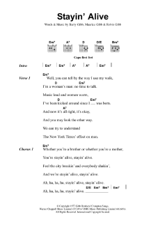 Stayin' Alive von Bee Gees (Download) 