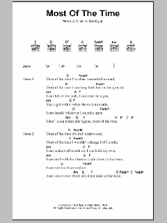 Most Of The Time von Bob Dylan (Download) 