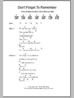 Don't Forget To Remember von Bee Gees (Download) 