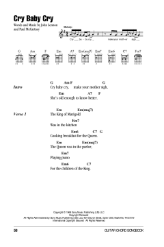 Cry Baby Cry von The Beatles (Download) 